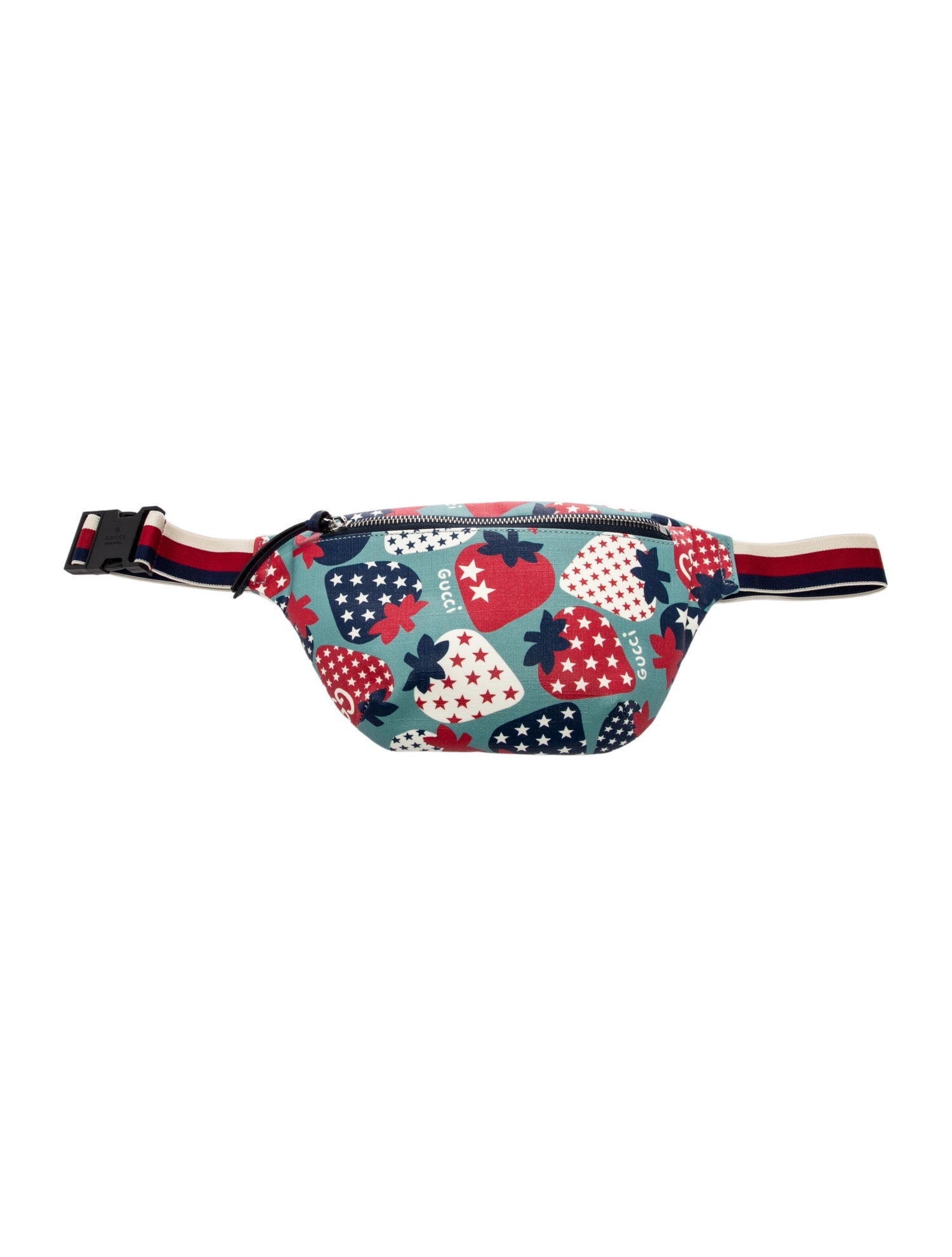 Gucci Kids' Girls' Strawberry Printed Fanny Pack