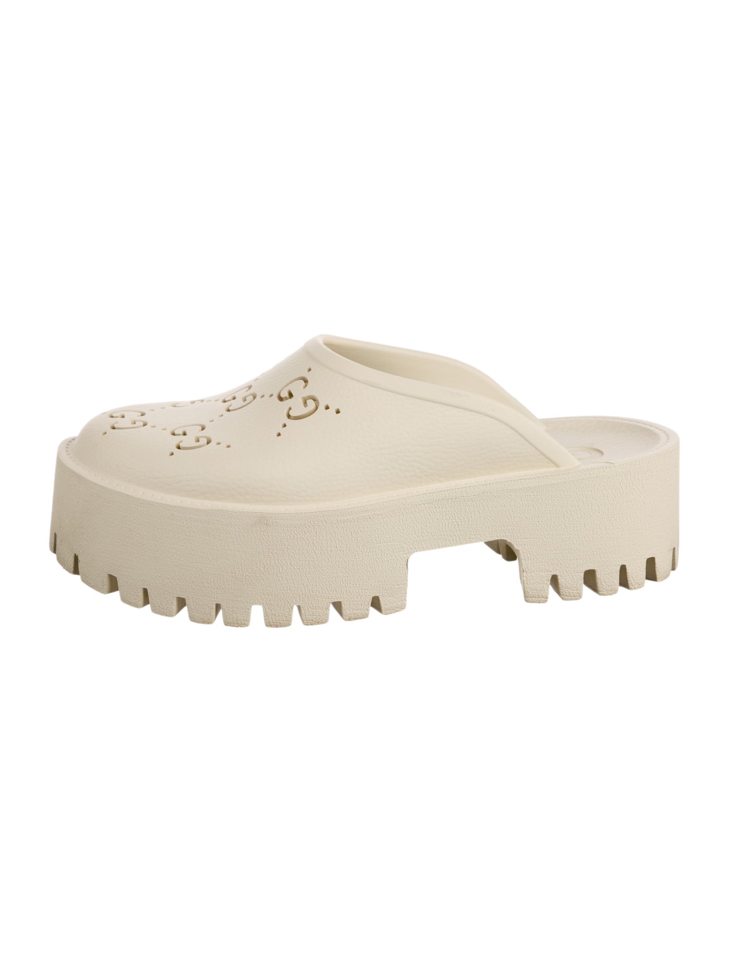 Gucci GG Logo Rubber Mules