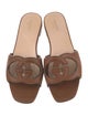 Gucci Leather Slides