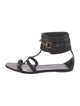 Gucci Horsebit Accent Leather Gladiator Sandals