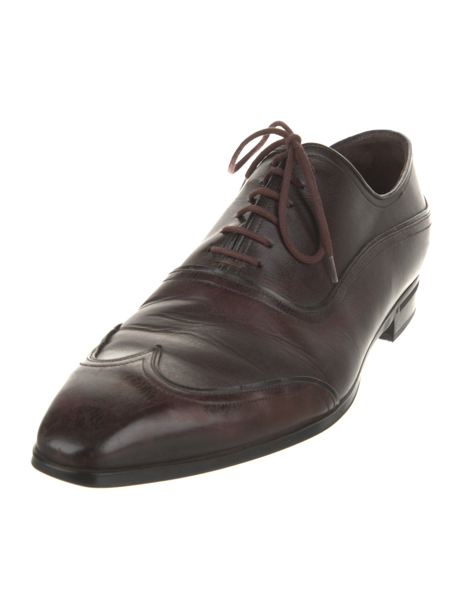 Gucci Leather Oxfords