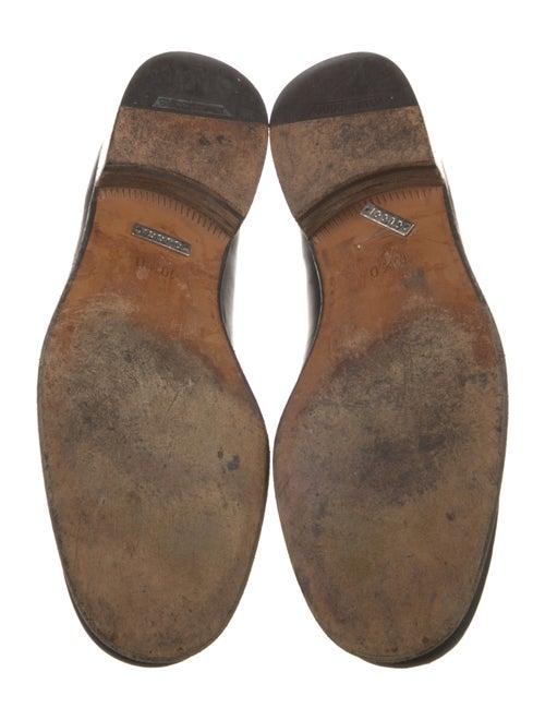 Gucci Horsebit Accent Leather Dress Loafers