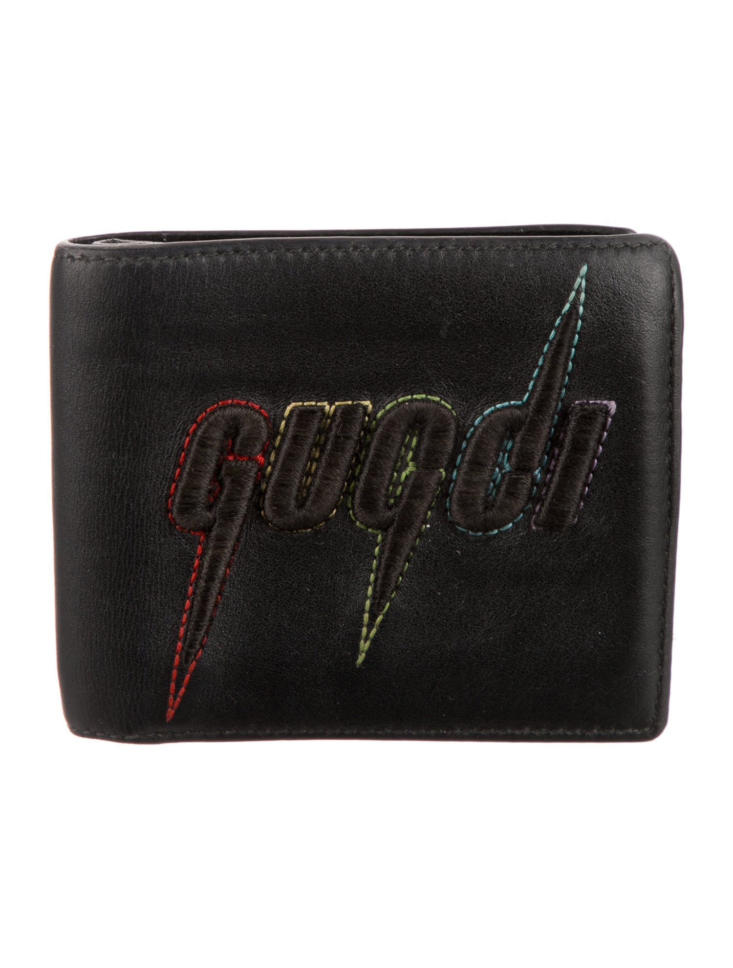 Gucci Logo Bi Fold Signature Logo Wallet