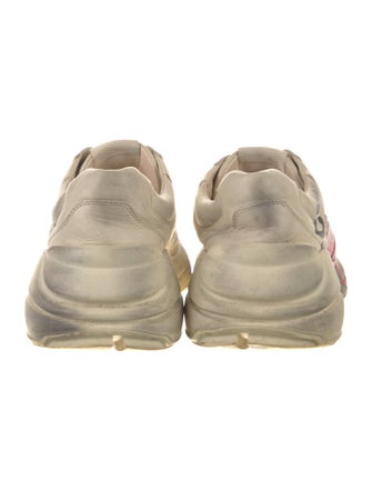 Gucci Leather Printed Chunky Sneakers