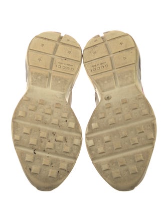 Gucci Leather Printed Chunky Sneakers