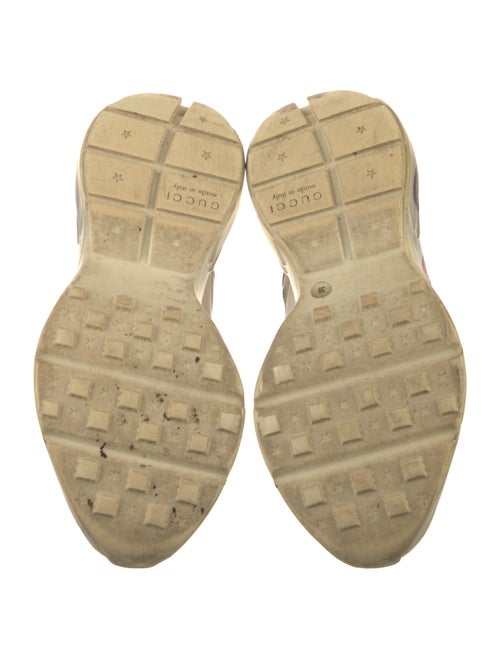 Gucci Leather Printed Chunky Sneakers