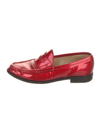 Gucci Horsebit Accent Patent Leather Loafers
