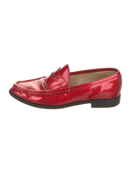 Gucci Horsebit Accent Patent Leather Loafers