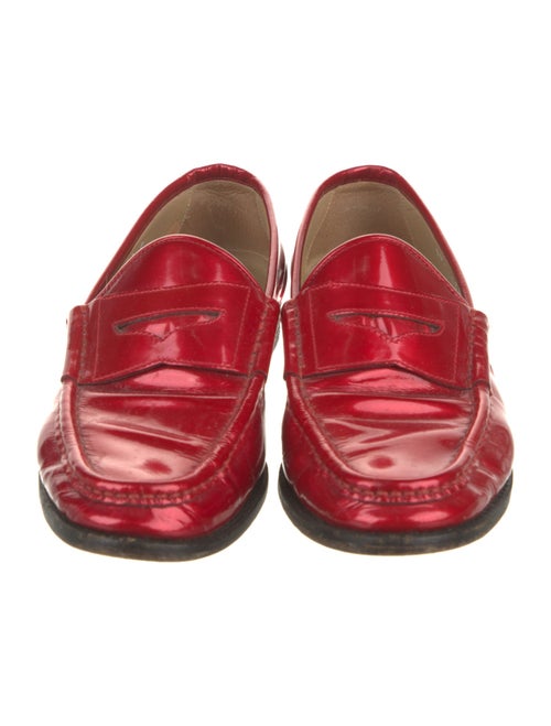 Gucci Horsebit Accent Patent Leather Loafers