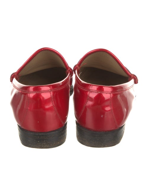 Gucci Horsebit Accent Patent Leather Loafers