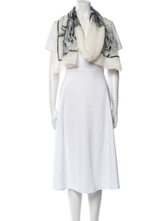 Gucci Silk Animal Print Scarf