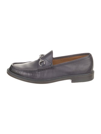 Gucci GG Supreme Leather Dress Loafers