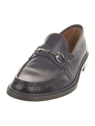 Gucci GG Supreme Leather Dress Loafers