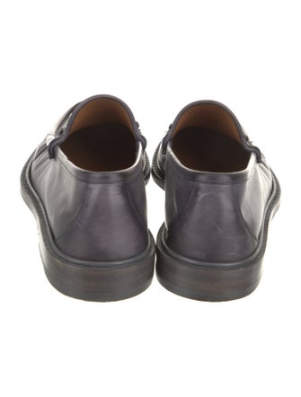 Gucci GG Supreme Leather Dress Loafers