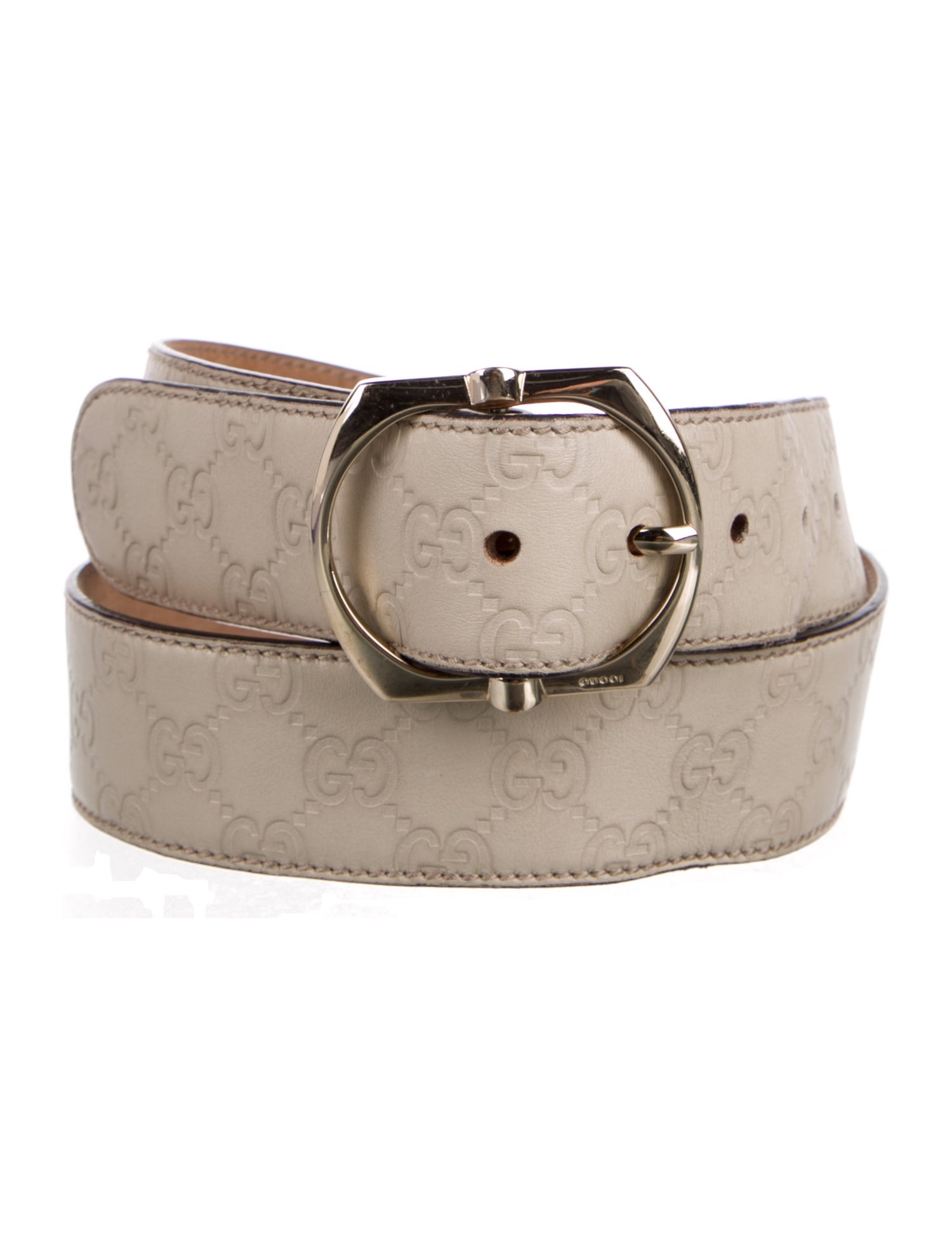 Gucci Interlocking G Logo Leather Belt