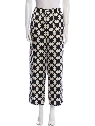 Gucci Silk Wide Leg Pants