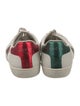 Gucci Web Accent Leather Sneakers