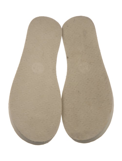 Gucci Double G Logo Rubber Flip Flops
