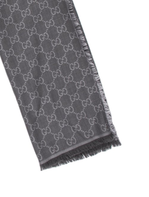 Gucci Wool Printed Scarf