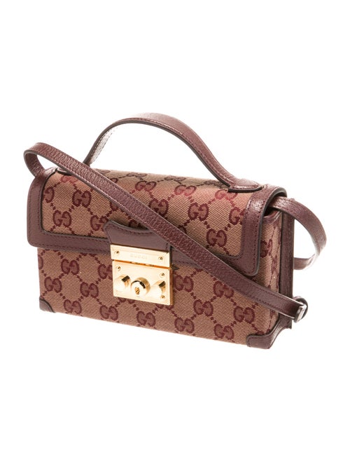 Gucci GG Canvas Padlock Mini