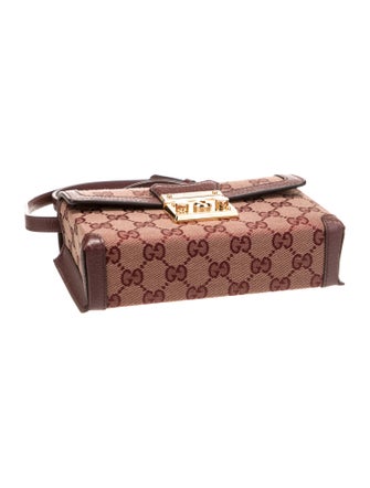 Gucci GG Canvas Padlock Mini