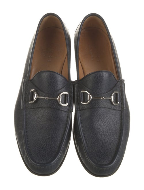 Gucci Horsebit Accent Leather Loafers