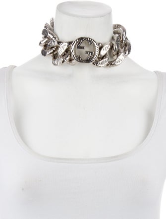 Gucci Interlocking G Choker Necklace