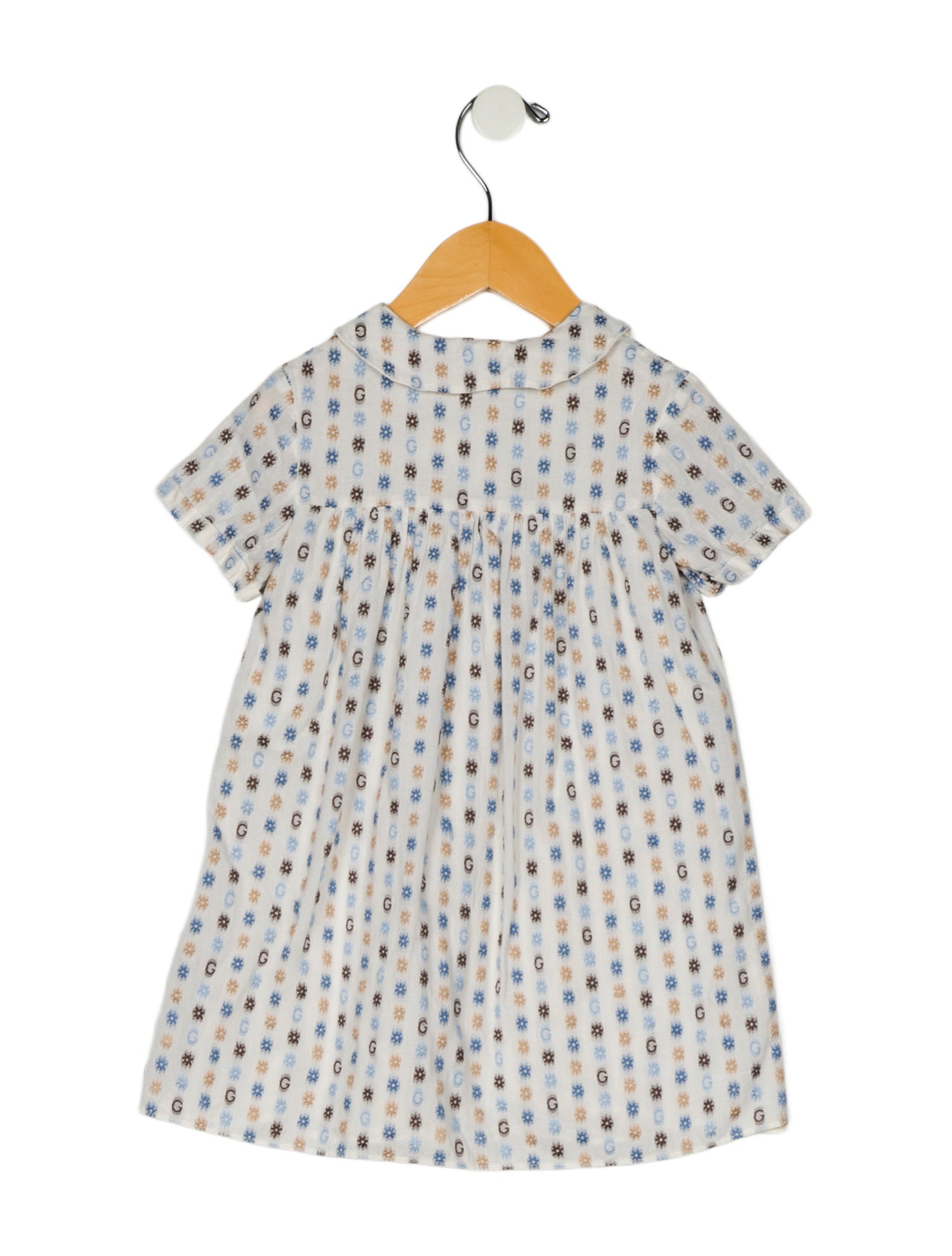 Gucci Infant Girls' Patterned Short Sleeve Dress