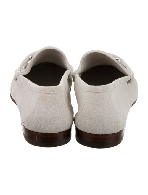 Gucci Horsebit Accent Suede Loafers
