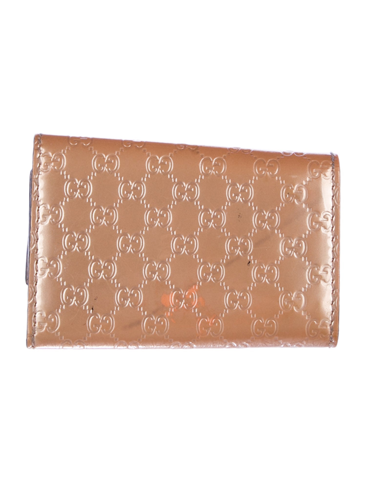 Gucci Embossed Leather Coin Pouch