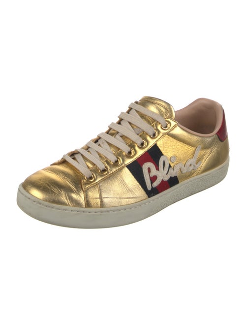 Gucci Sylvie Web Accent Leather Sneakers