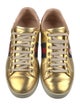 Gucci Sylvie Web Accent Leather Sneakers