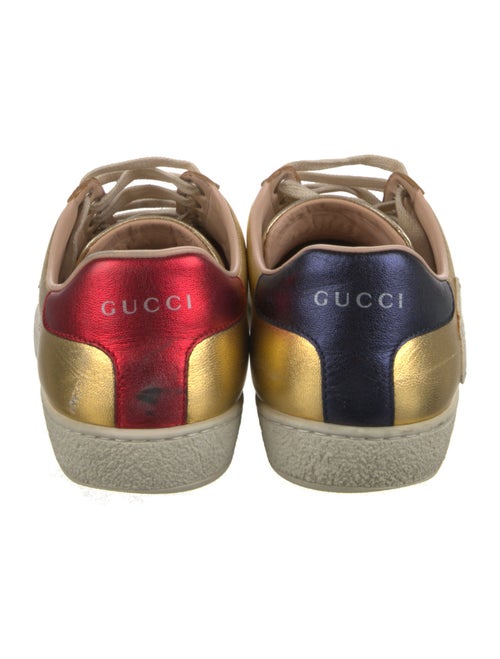 Gucci Sylvie Web Accent Leather Sneakers