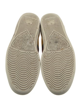 Gucci Sylvie Web Accent Leather Sneakers