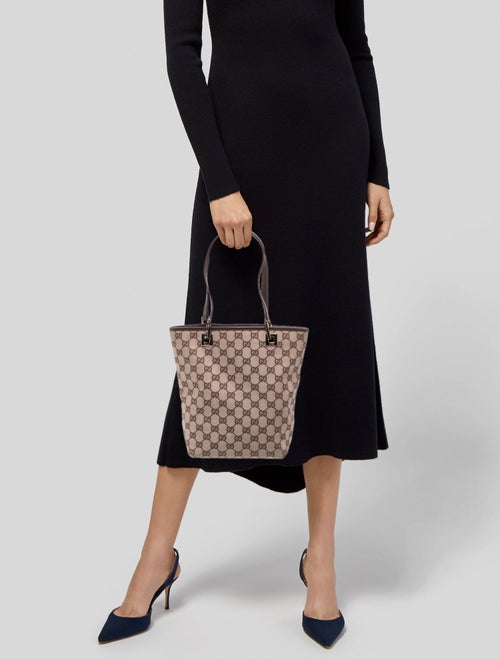 Gucci GG Canvas Bucket Bag