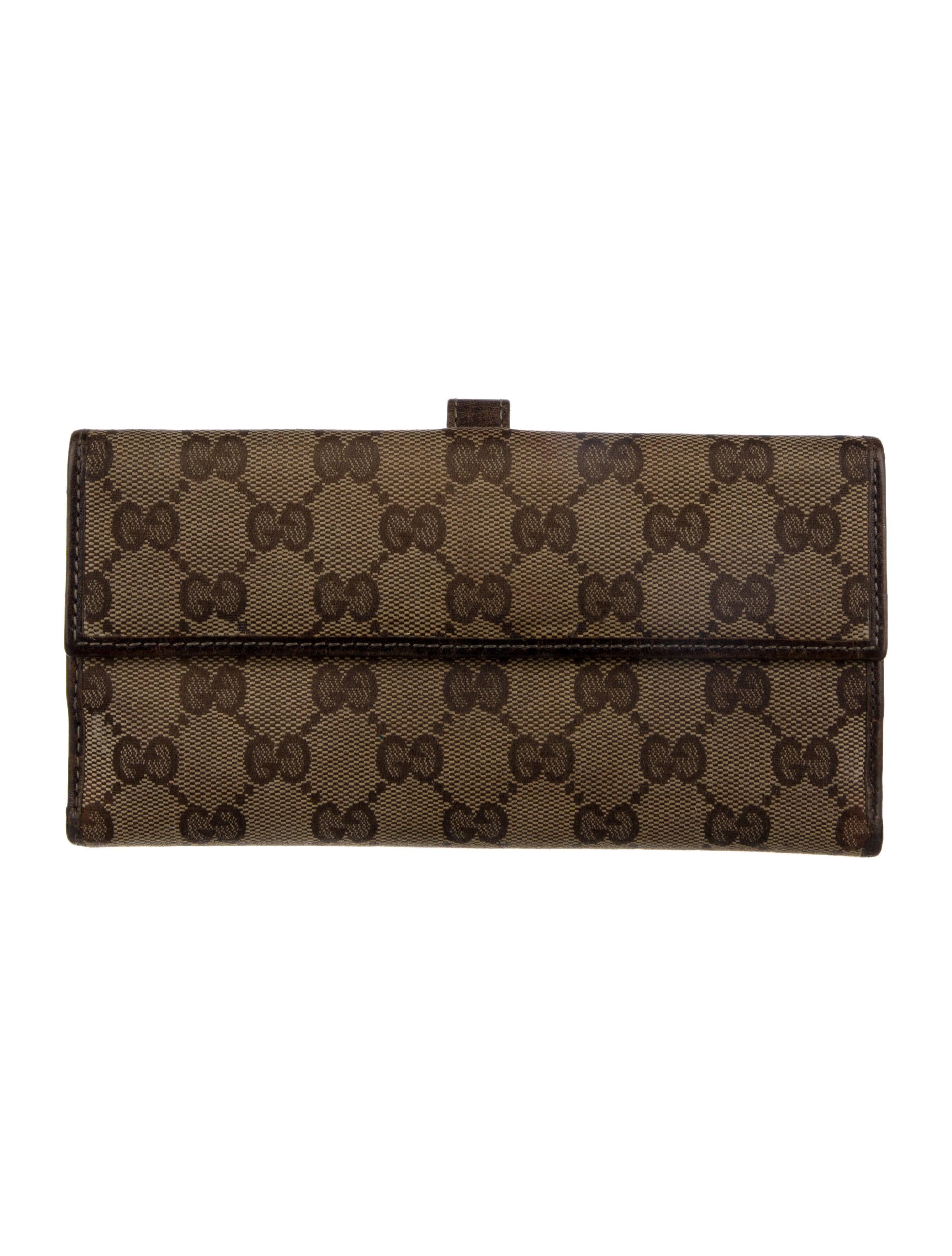 Gucci GG Canvas Cashmere French Purse