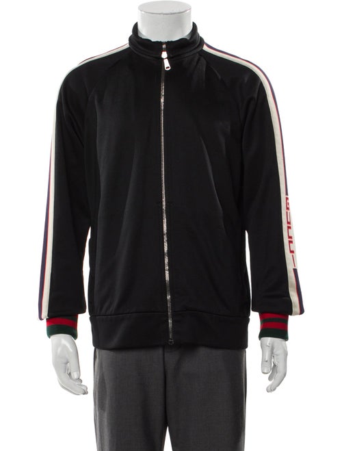 Gucci Web Accent Striped Bomber Jacket