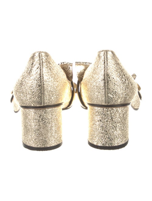 Gucci Double G Logo Leather Pumps