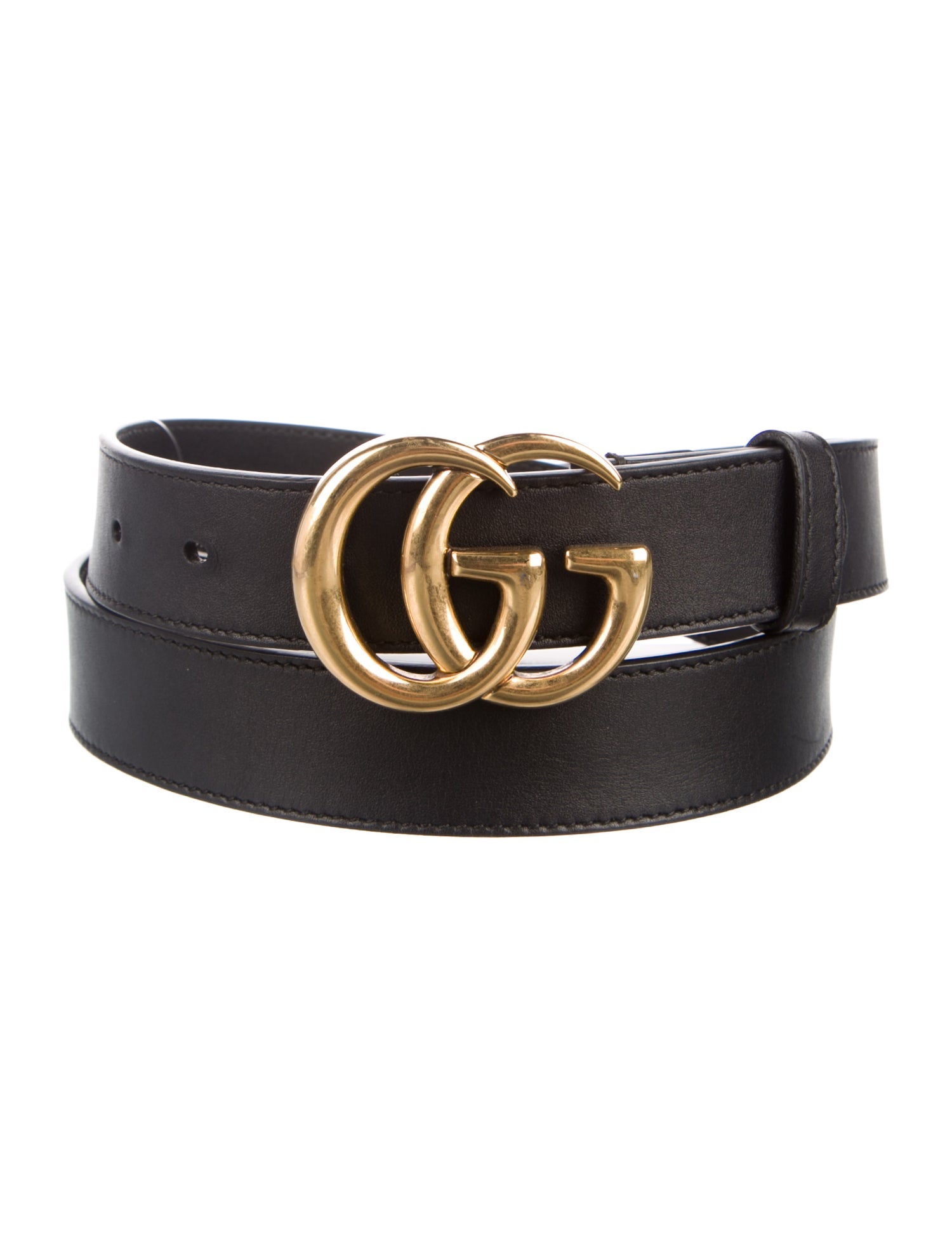 Gucci Double G Logo Leather Belt Kit