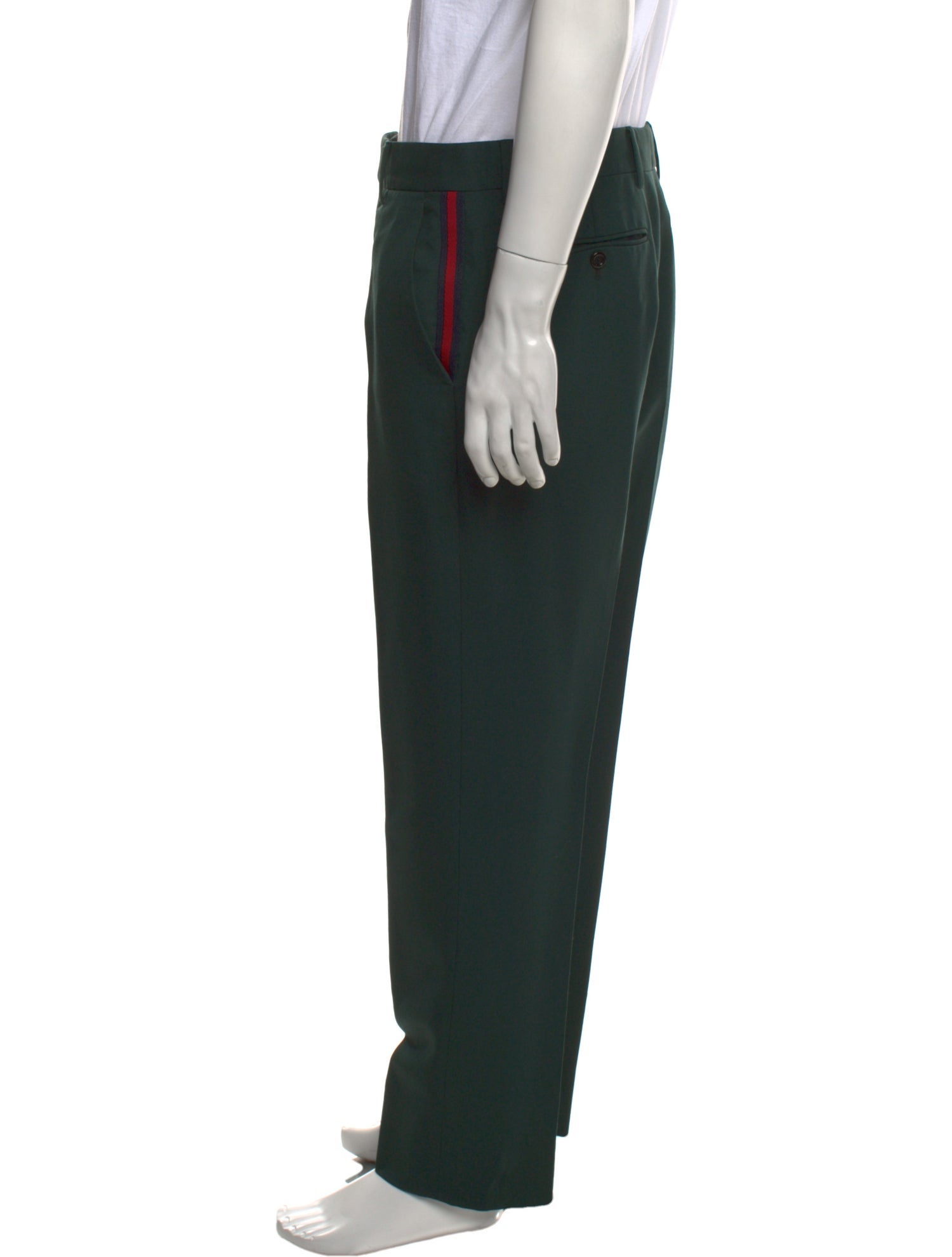 Gucci Web Accent Dress Pants