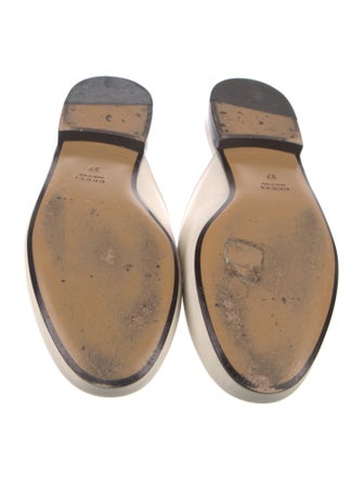 Gucci Horsebit Accent Leather Mules