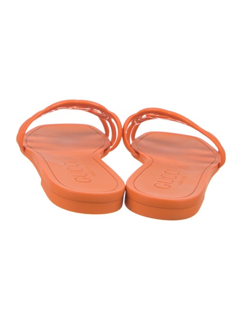 Gucci Interlocking G Logo Rubber Slides