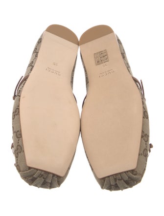 Gucci GG Canvas Canvas Ballet Flats