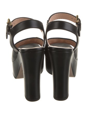 Gucci Leather Sandals