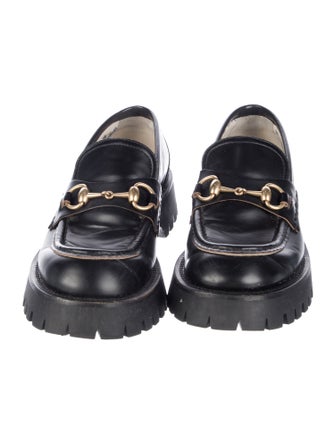 Gucci Horsebit Accent Leather Mules