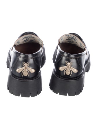 Gucci Horsebit Accent Leather Mules