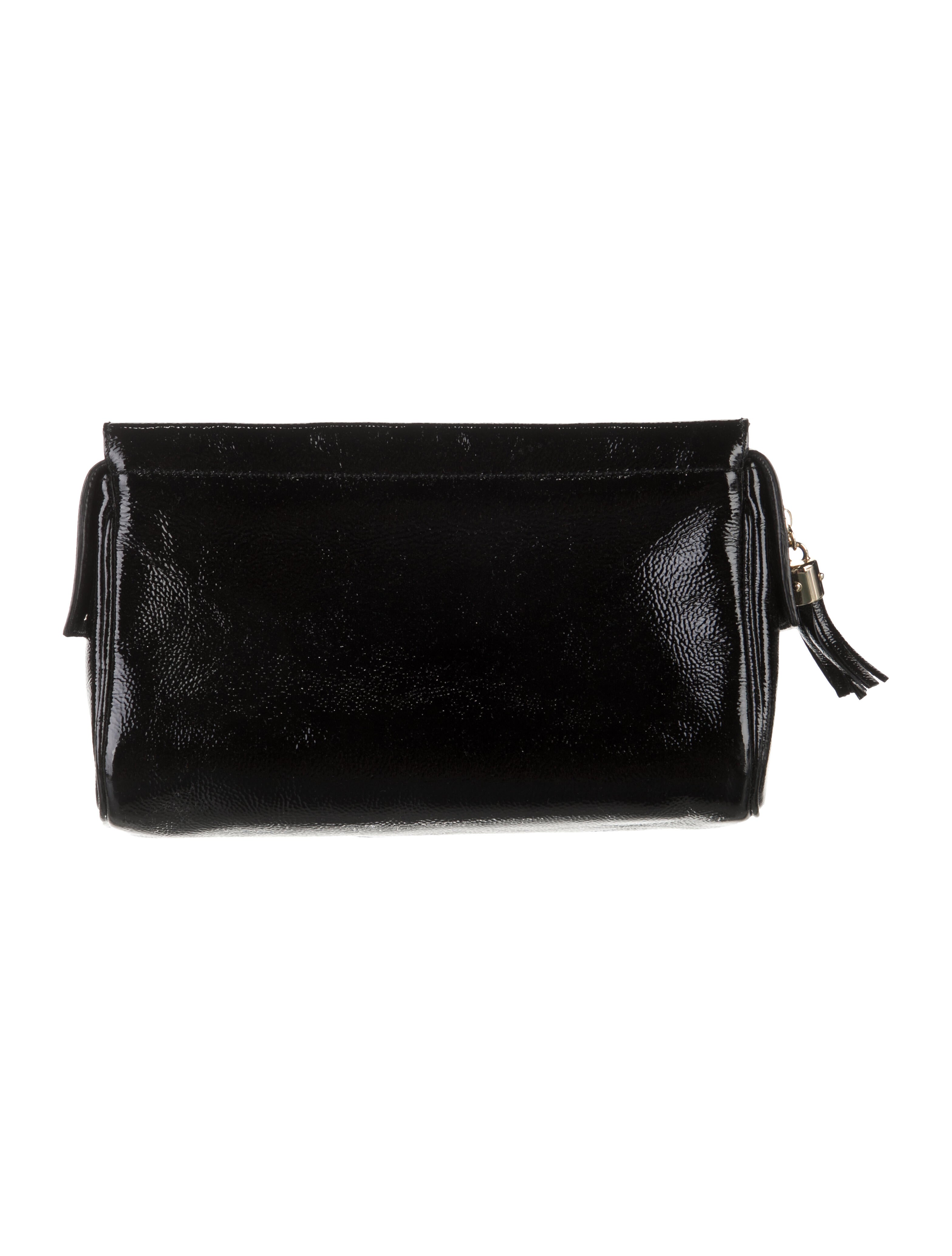 Gucci Patent leather black cosmetic bag