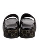 Gucci Canvas Printed Slides