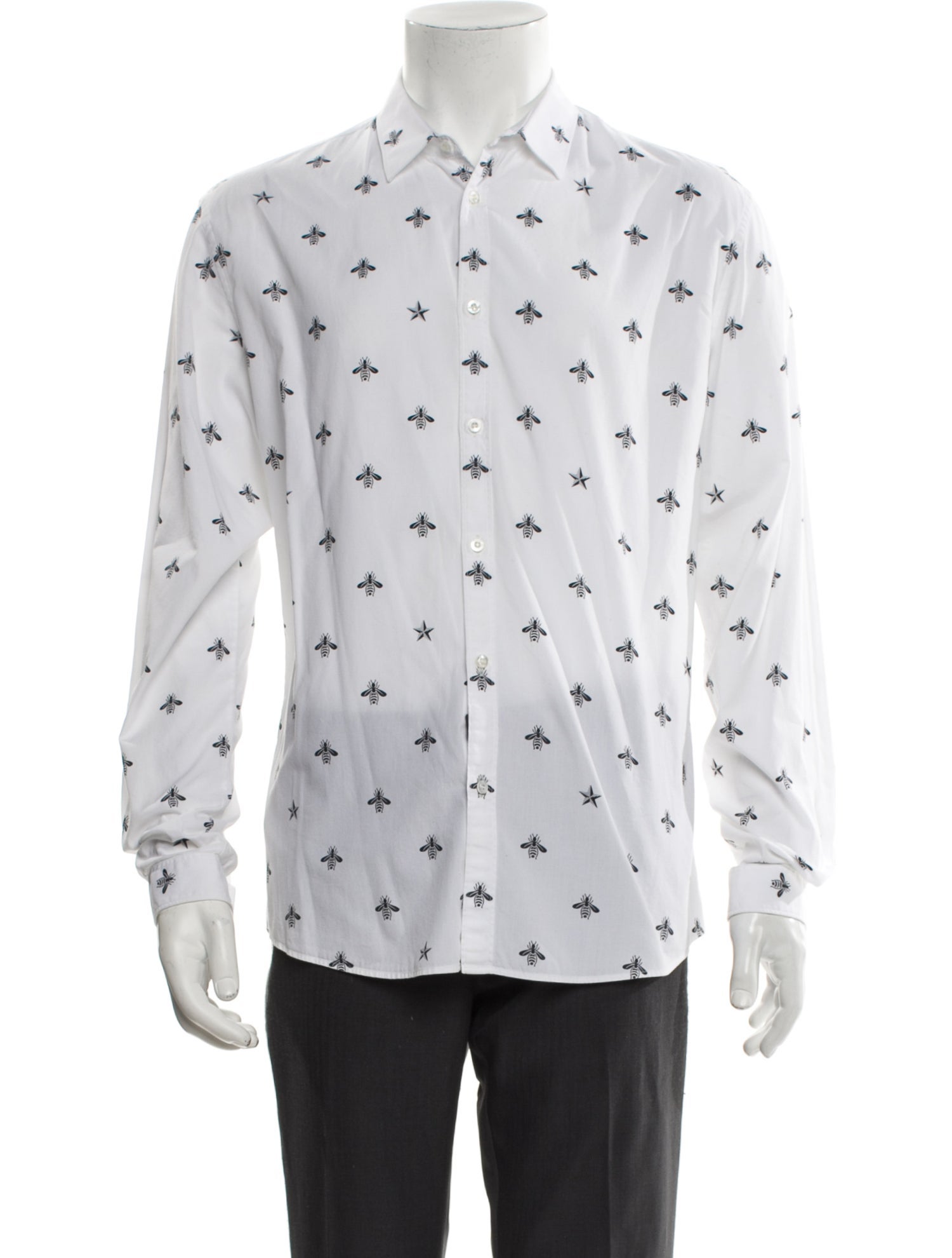 Gucci 2016 Bee Accent Shirt