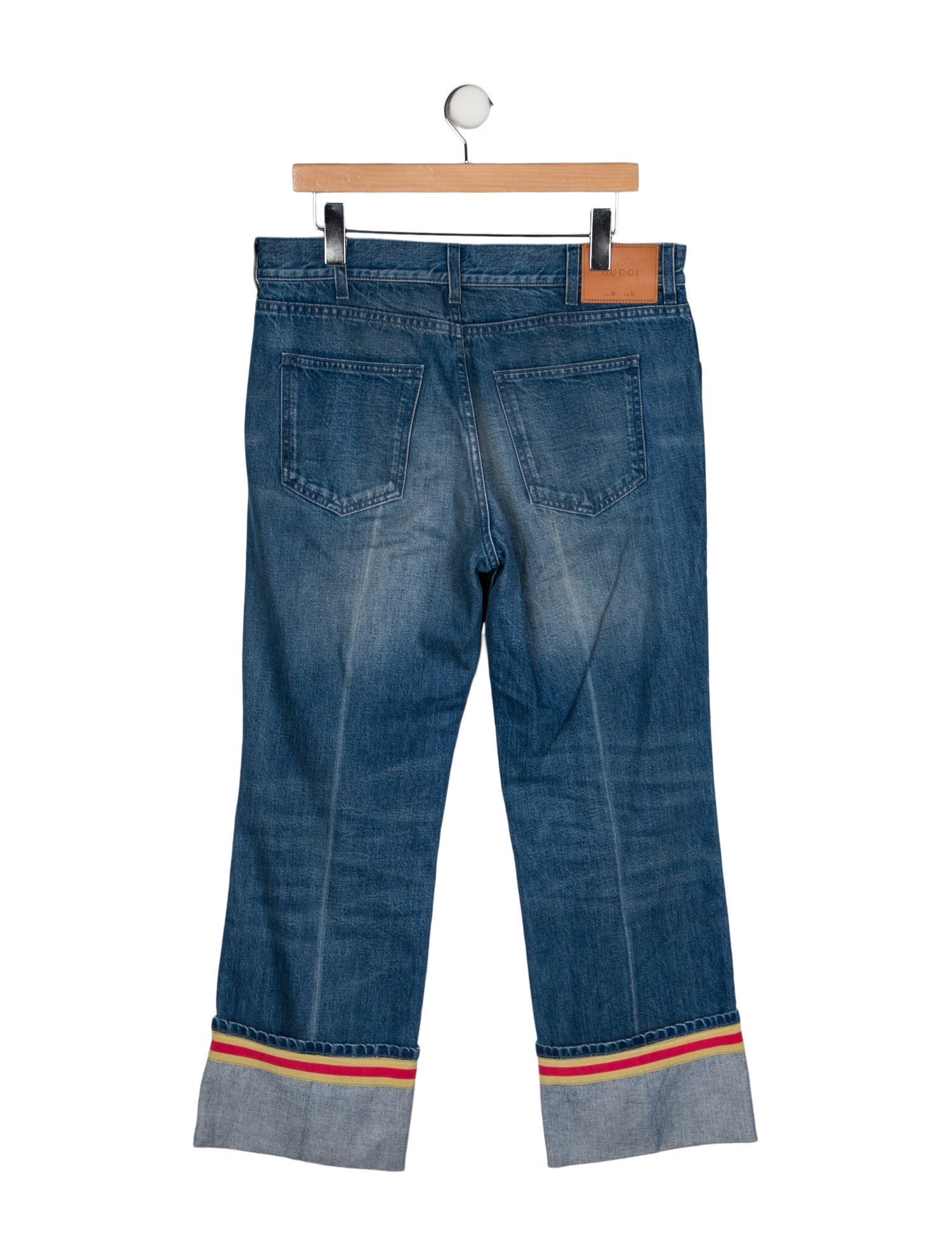 Gucci 2017 Straight-Leg Jeans